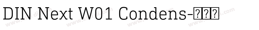 DIN Next W01 Condens字体转换 DIN Next W01 Condens字体转换